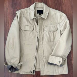 Banana Republic Cargo Jacket Tan Khaki
